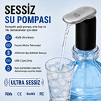 Evo House EVO-03 Ultra Sessiz Şarjlı Otomatik Damacana Su Pompası Yüksek Hızlı Akış 2000mAh Pil
