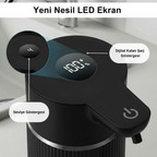 Evo House Otomatik Sensörlü Köpük Sıvı Sabunluk - Şarjlı- Dijital LED Ekran - Duvara Monte - E15 Model