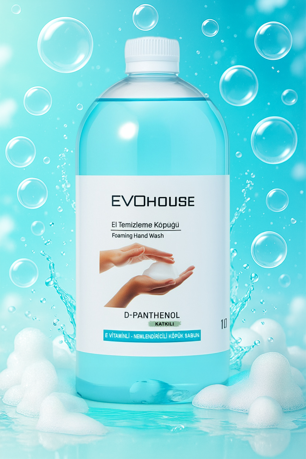 1L Klasik Köpük Sabun - Yumuşak Dokunuş, Derin Temizlik ve Ferahlatıcı Cilt Bakımı